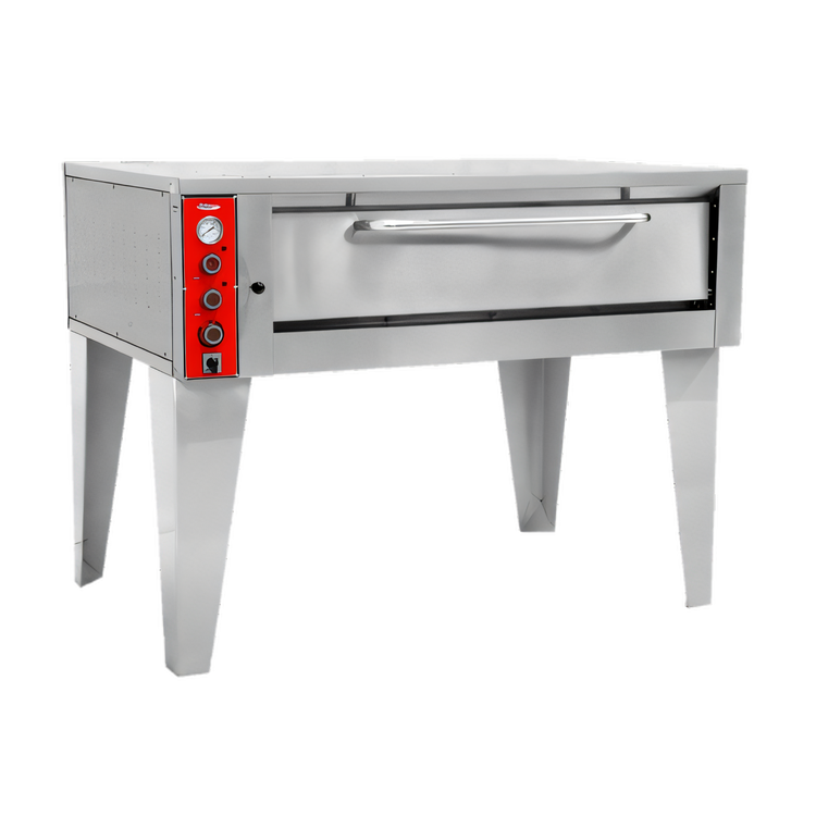 Product image #1 for BakeMax Electric Stone Hearth Single Deck Oven, 48 x 36 in. Interior, 208V, 3-Phase