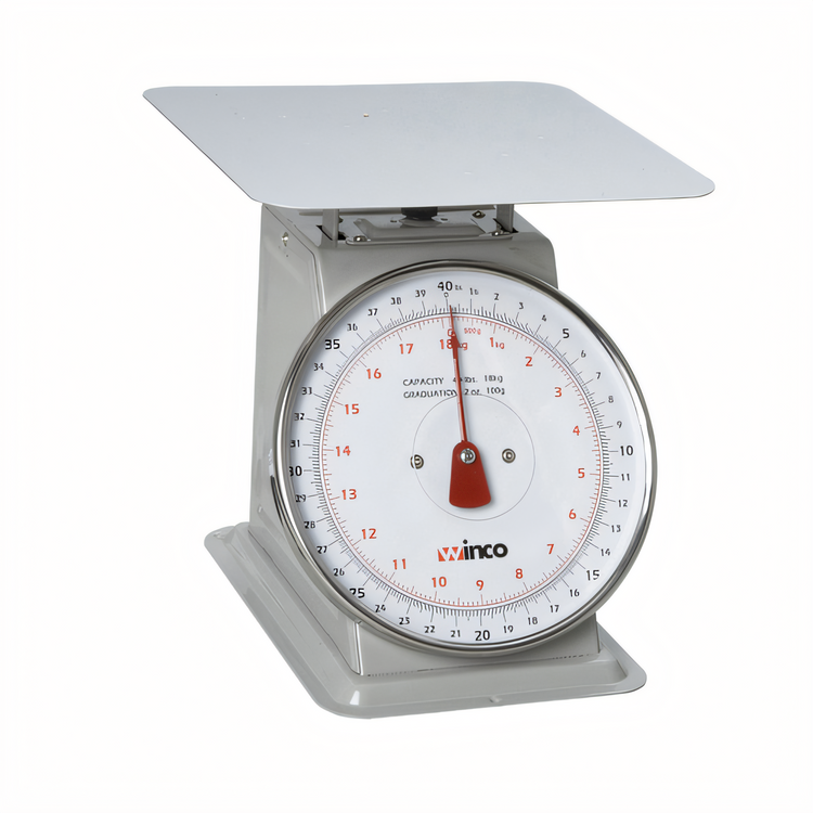 Product image #1 for Winco SCAL-840 Mechanical Receiving Scale with 8-Inch Fixed Dial, 40 lb Capacity