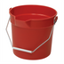 Thumbnail image #1 for Winco 14 Qt Red Utility Pail with Pour Spout and Molded Measure Marks