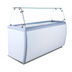 Thumbnail image #1 for Omcan USA 60-Inch Straight-Glass Ice Cream Dipping/Display Case with Sliding Glass Doors