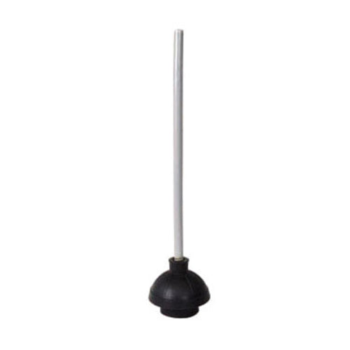 Product image #1 for Winco Black Rubber Toilet Plunger with 19-Inch Wood Handle