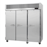 Turbo Air PRO Series 3-Section Reach-In Heated Holding Cabinet, 73.9 Cu. Ft., Solid Doors