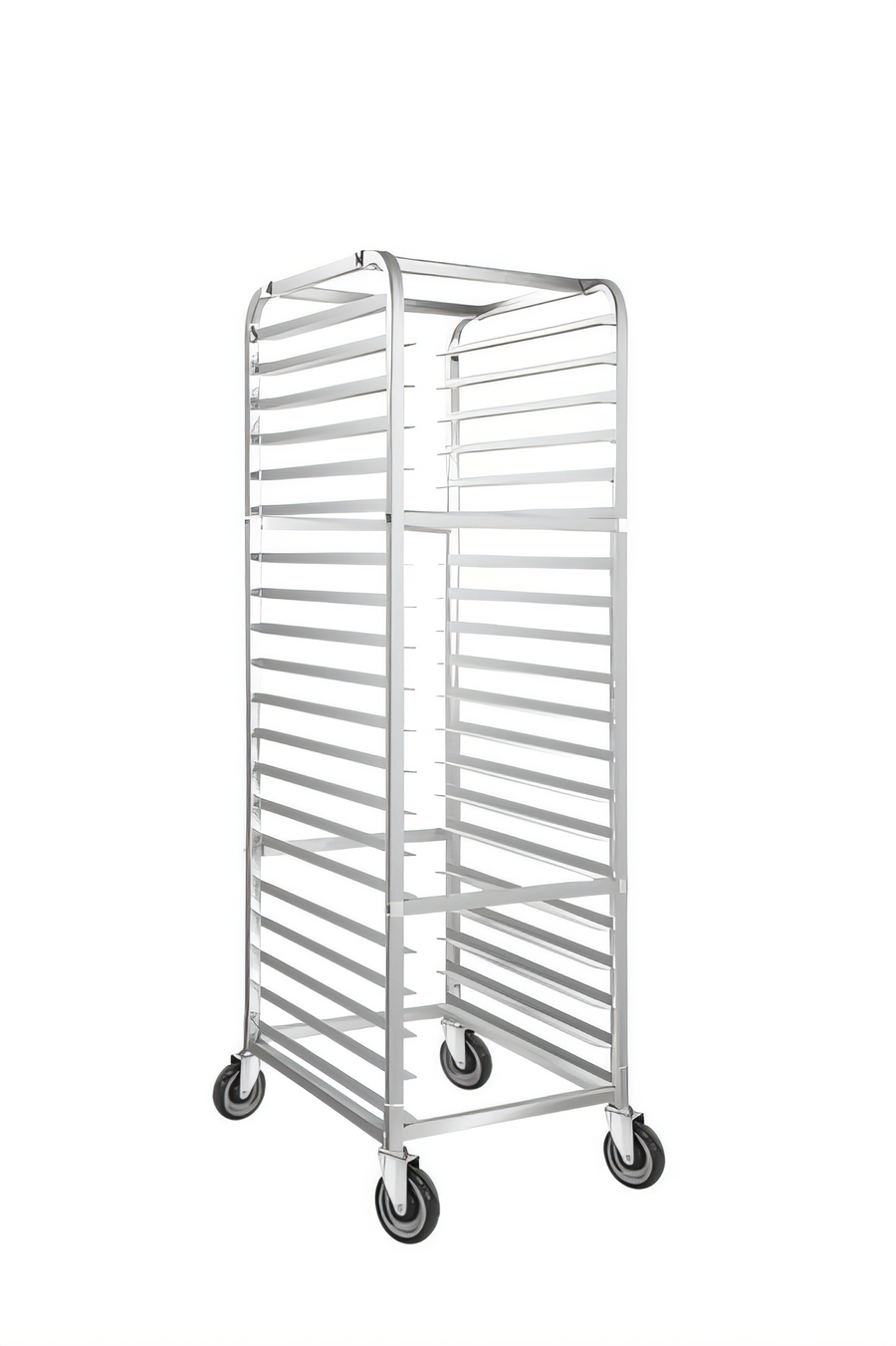 Product image #1 for Atosa Full-Height End-Load Aluminum Refrigerator/Freezer Pan Rack with Swivel Casters, 20 Sheet Pan Capacity