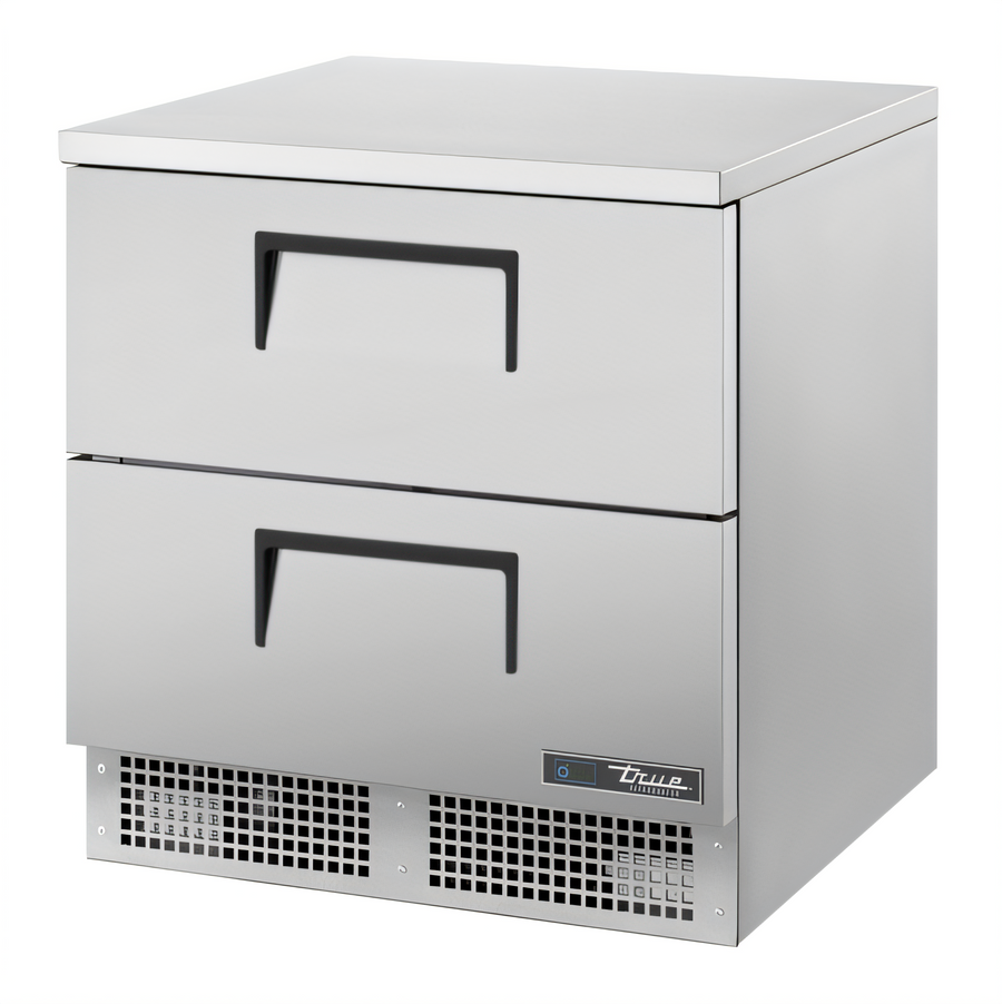 Product image #1 for Single-Section 32-Inch Worktop Refrigerator with 2 Drawers, Self-Contained, Front Breathing