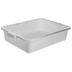 Thumbnail image #1 for Comfort Curve Stackable Tote Box / Bus Tub, White High Density Polyethylene, 20 x 15 x 5 Inches