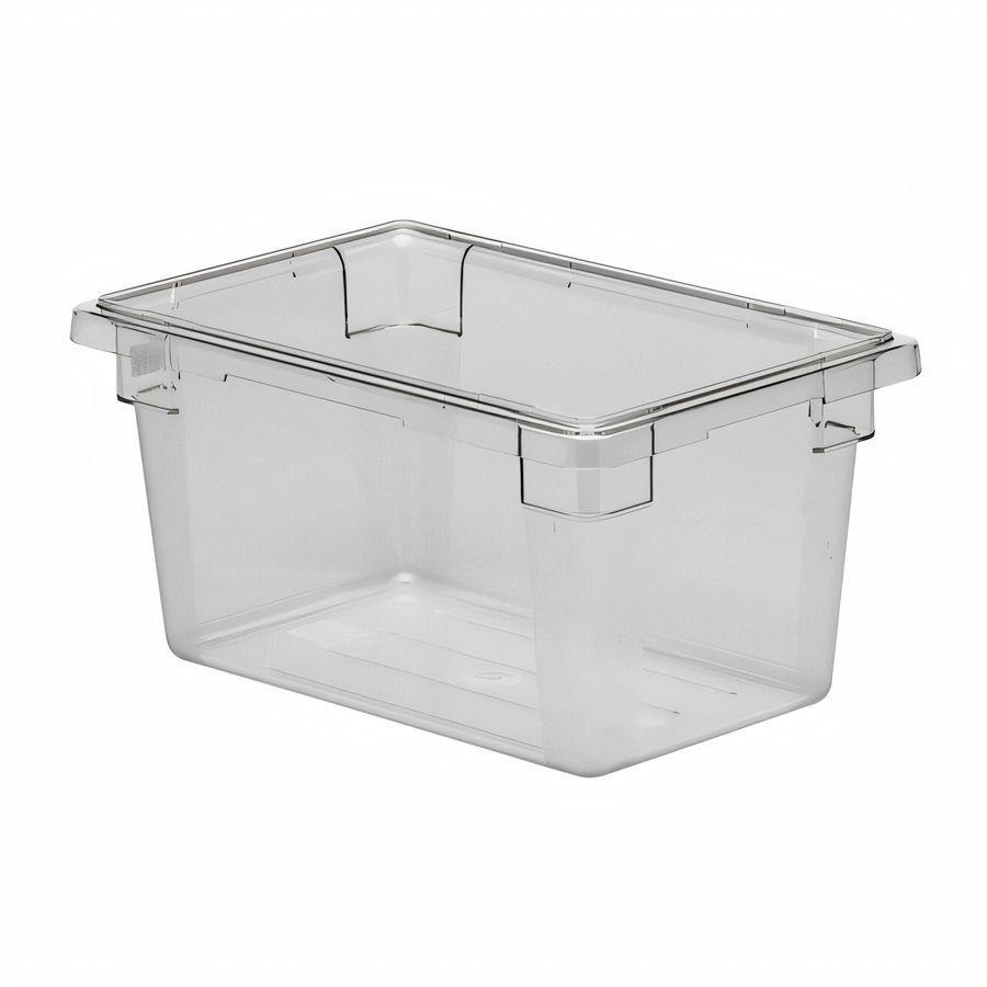 Product image #1 for Cambro Camwear 4.75 Gallon Clear Polycarbonate Commercial Food Storage Container, 12 x 18 x 9 Inch