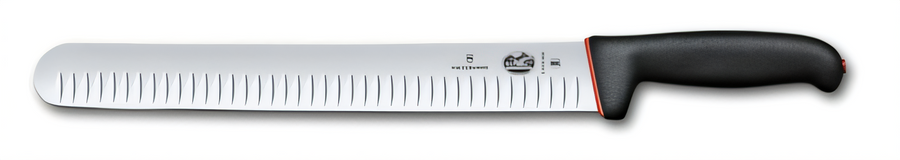 Product image #1 for Victorinox 12-Inch Granton Edge Slicer/Carving Knife with Black/Red Dual Grip Handle