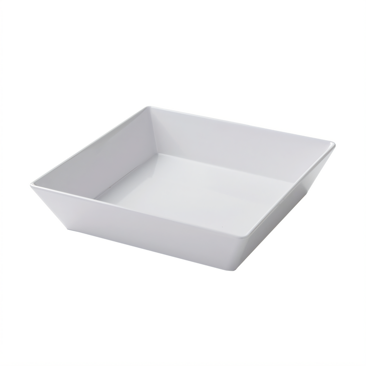 Product image #1 for American Metalcraft Endurance 64 oz Shallow Square White Melamine Bowl