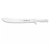 Thumbnail image #1 for Mundial 12-Inch Stamped Butcher Knife with White Polypropylene Handle