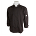 Thumbnail image #1 for Mercer Culinary Millennia Unisex Long Sleeve Chef Coat with Traditional Buttons, Black, Large