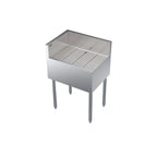 Thumbnail image #1 for Krowne Royal Series KR19-C24L Freestanding Stainless Steel Underbar Corner Drainboard, Left End Return, 24 x 19 x 36-1/2 in.