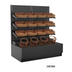 Thumbnail image #1 for Structural Concepts Addenda Self-Service Bread Wall Pastry Display Case, 50-1/2 Inch Wide, 3 Lighted Solid Shelves