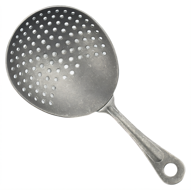 Product image #1 for Winco After 5 Crafted Steel 18/8 Stainless Steel Julep Cocktail Strainer