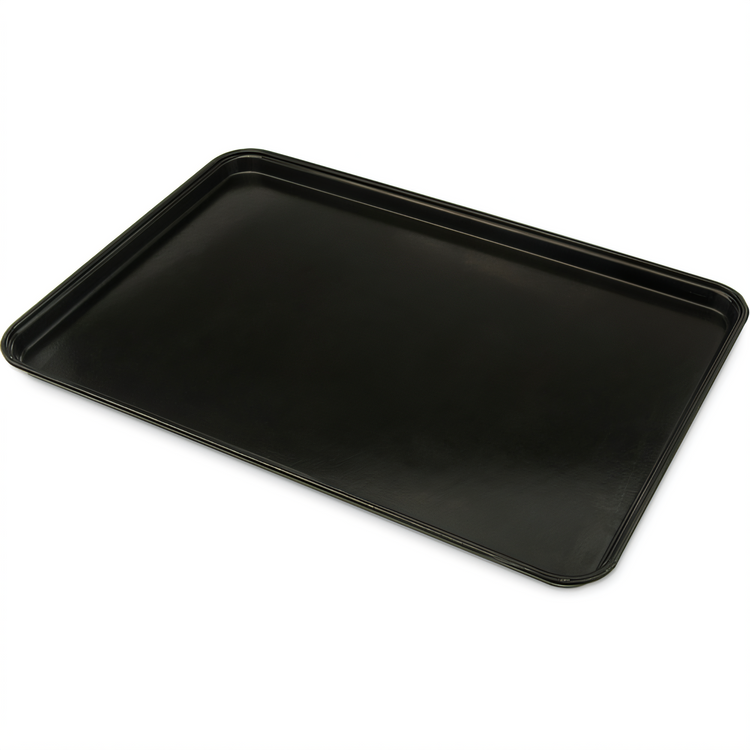 Product image #1 for Glasteel™ Fiberglass Display/Bakery Tray, 25-5/8" x 17-7/8" x 1-1/4", Black
