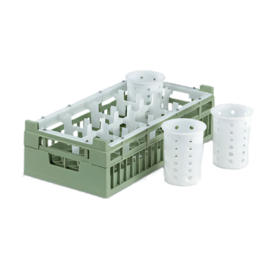 Product image #1 for Vollrath Signature Half-Size 8-Compartment Polypropylene Cylinder Rack