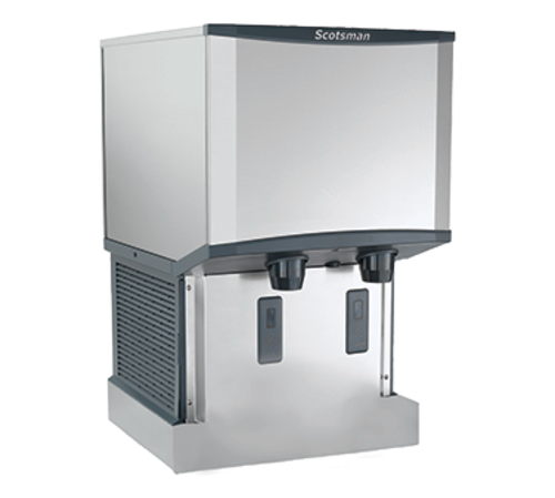 Product image #1 for Scotsman Meridian Wall-Mounted Touchfree H2 Nugget Ice & Water Dispenser, Air-Cooled, 500 lb/Day, 25 lb Bin, 115V