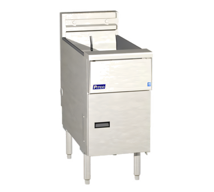 Product image #1 for Pitco Solstice SE14X Heavy Duty Electric Floor Fryer, 40-50 lb Oil Capacity, 14 kW