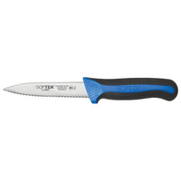 Winco Sof-Tek 3-1/2 Inch Serrated Paring Knife, 2-Pack