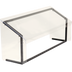 Thumbnail image #1 for Carlisle 60 Inch Freestanding Single-Sided Portable Sneeze Guard with Clear Acrylic Shield and Aluminum Frame