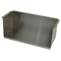 Advance Tabco TA-135 Under-Counter Plate Shelf for Enclosed Base Tables, 10-Inch Deep