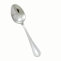 Winco Deluxe Pearl 6-Inch Extra-Heavy Teaspoon — 18/8 Stainless Steel, Mirror Finish (25 Dozen / 300 Pieces)