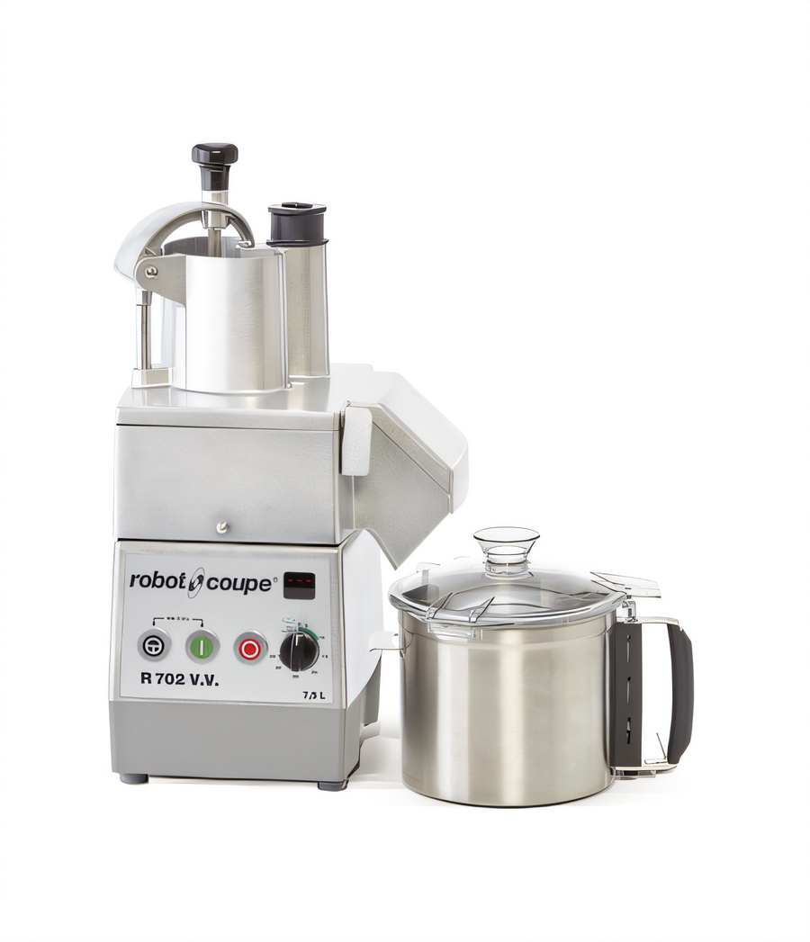 Product image #1 for Robot Coupe R702VV READY Commercial Bowl-Style Vegetable Prep Machine with 7.5 Liter Bowl and Continuous Feed Kit