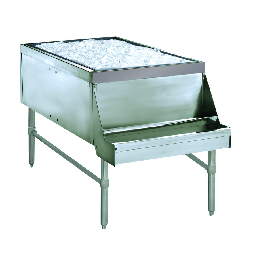 Product image #1 for Prestige 24-Inch Wide Pass-Thru Ice Bin with 10-Circuit Cold Plate