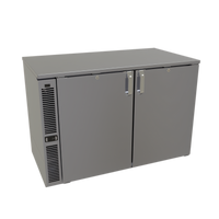 Glastender C1SL44 One-Zone 44-Inch Two-Section Side-Serviced Low-Profile Back Bar Cooler