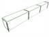 Thumbnail image #1 for Hatco Flav-R-Shield EP11 Single-Sided Full-Service Pass-Over Sneeze Guard, 120-Inch Wide
