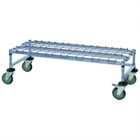Quantum Mobile Wire Dunnage Platform Rack, 36 x 24 x 12 Inches, Gray Epoxy