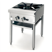 Supreme 18-Inch Stock Pot Range with Three-Ring Burner, 100,000 BTU