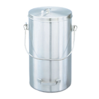 Thumbnail image #1 for Vollrath 59202 Stainless Steel Cover with Hook Handle for 19 3/4-Quart Tote Pail