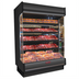 Thumbnail image #1 for Howard-McCray Packaged Meats Low-Base Remote Open Merchandiser, 51-Inch Wide, 4-Tier Vertical Case, Black