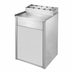 Thumbnail image #1 for 35 Gallon Stainless Steel Underbar Waste Receptacle with Front Swing Doors