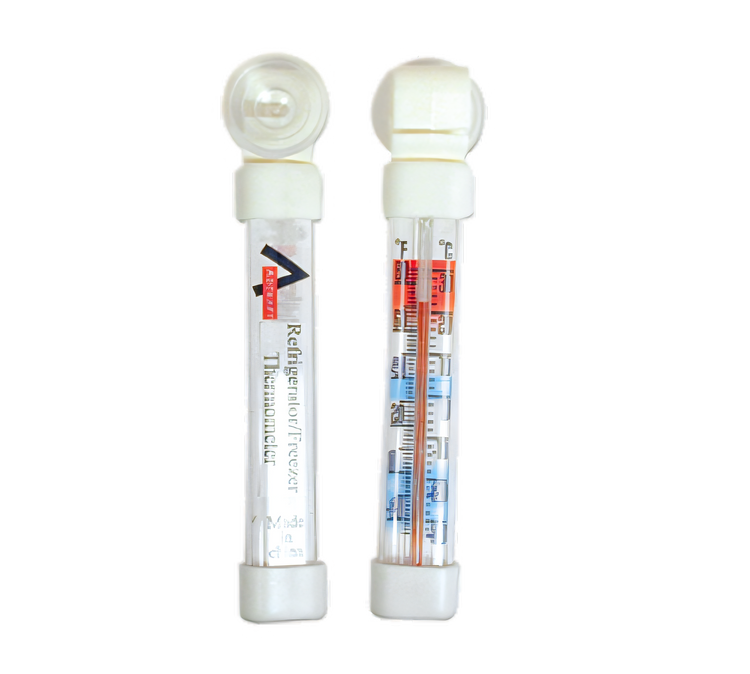 Product image #1 for Admiral Craft Freezer/Refrigerator Thermometer with Suction Cup, -20° to 80°F