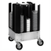 Thumbnail image #1 for Cres Cor Aluminum Poker Chip Style Dish Dolly, Non-Adjustable, 8 Columns, 7-1/8-Inch Max Dish Size