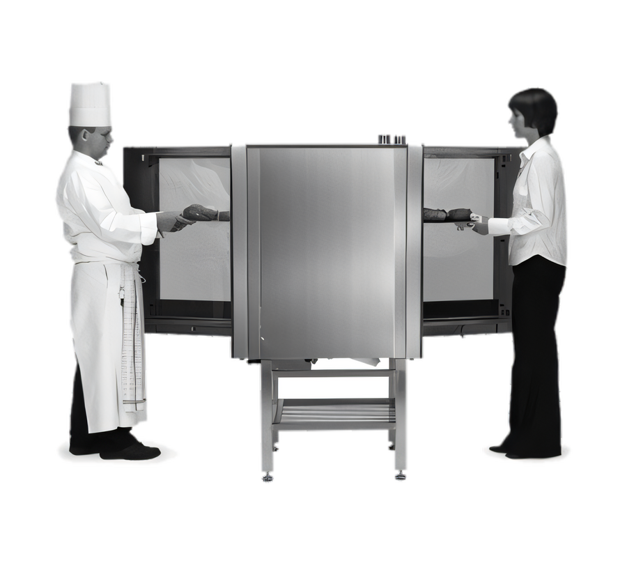 Product image #1 for Blodgett INVOQ 101BE-PT Pass-Through Electric Combi Oven Steamer, HybridSteam, 10-Pan Capacity