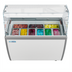 Thumbnail image #1 for KoolMore 50-Inch Gelato Dipping Cabinet Display Freezer with Sliding Glass Door and Sneeze Guard