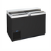 Thumbnail image #1 for Krowne 48-Inch Black Vinyl Slide-Top Bottle Cooler with Self-Contained R290 Refrigeration