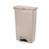 Thumbnail image #1 for Slim Jim 18 Gallon Beige Resin Front-Step Trash Can