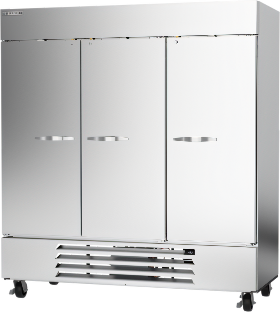 Product image #1 for Beverage-Air Horizon Series Three-Section Reach-In Freezer, 75 Inch Wide, Solid Doors, 68.43 Cu. Ft.