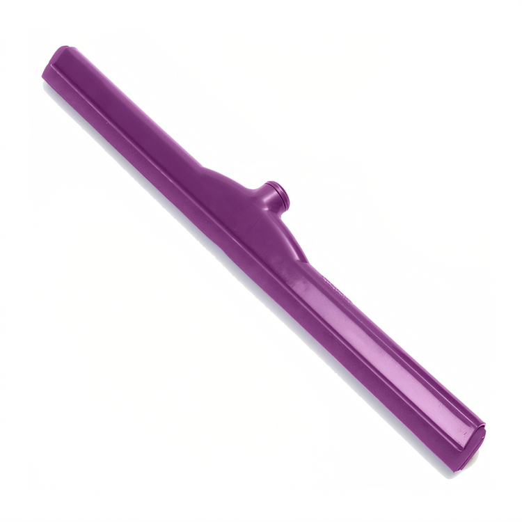 Product image #1 for Sparta Spectrum Hygienic 24-Inch Purple Double Foam Rubber Floor Squeegee Head, Straight Blade, Threaded Handle Hole