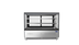 Thumbnail image #1 for Atosa RDCS-60 See-Thru Floor Model Refrigerated Square Display Case, 59 Inch, 20.2 Cu. Ft., Stainless Steel