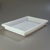 Thumbnail image #1 for StorPlus™ Stackable White Polyethylene Food Storage Box, 5 Gallon, 26 x 18 x 3.5 Inches
