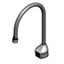 Thumbnail image #1 for ChekPoint Low-Lead Touchless Deck-Mount Rigid Gooseneck Electronic Sensor Faucet with Thermostatic Mixing Valve, 1.0 GPM, Chrome-Plated Brass