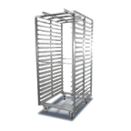 Thumbnail image #1 for Baxter Manufacturing BDRSB-15 Stainless Steel Double Side-Load Rack, 15 Slides, 4-Inch Spacing