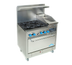 Thumbnail image #1 for Comstock-Castle F330-12B 36-Inch Gas Raised Griddle Range with 4 Star Burners, 12-Inch Griddle, and 31.5-Inch Oven