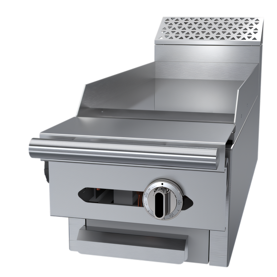 Product image #1 for Garland Cuisine 12-Inch Heavy-Duty Modular Gas Thermostatic Griddle with 1-Inch Steel Plate, 30,000 BTU