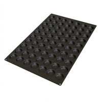 Silikomart Florentine 70-Cavity Black Silicone Baking Mold