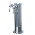 Thumbnail image #1 for Finnesse Countertop Air-Cooled Dual Faucet Wine Font, 4-Inch Diameter x 16-1/2-Inch H, Polished 304 Stainless Steel